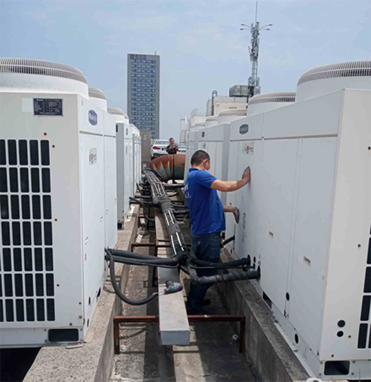 阳谷中央空调制热和不制冷系统维修方法